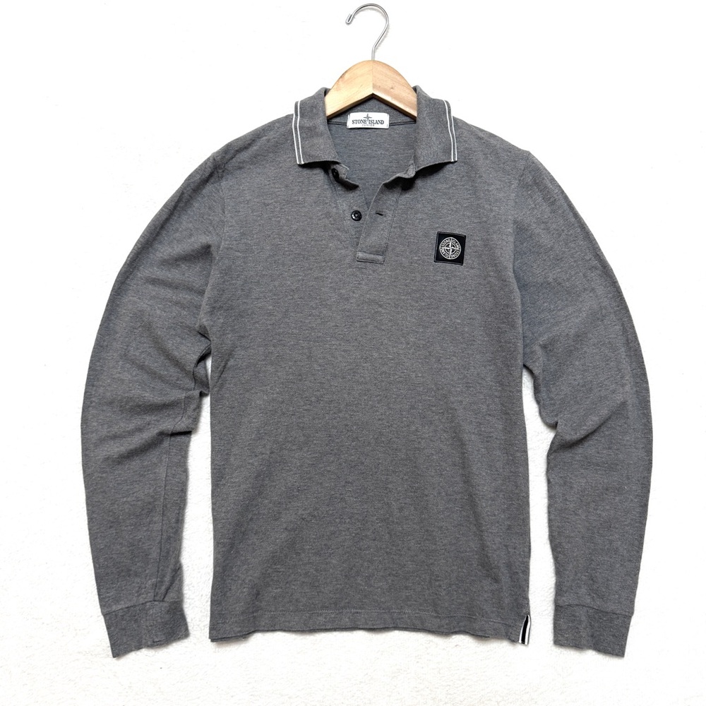 Stone Island Junior sz 14 Years Polo Shirt Long Sleeves Unisex Boys Girls 14Y